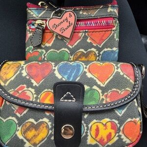 Dooney & Bourke Y2K wristlet and zip coin purse